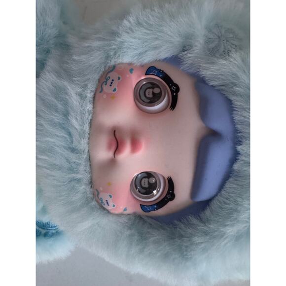 Nommi Snow Bear Plush Figure Doll – Kawaii Collectible Art Toy - Picture 4 of 8